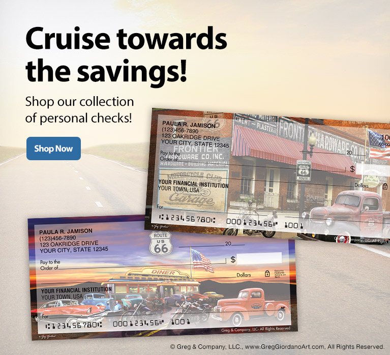 Cruise towards the savings on personal checks!