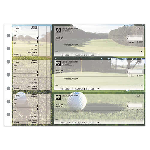 3-To-A-Page Checks - Golf