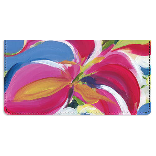 Artistic Blooms Leather Cover