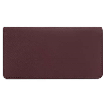 Pink Ribbon - Leather Personal Checkbook Cover
