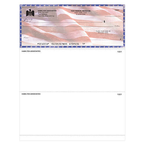 Laser Voucher, Check on Top - Old Glory