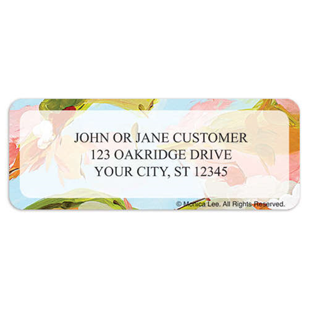 Order Floral and Scenic Address Labels Online, Walmart Checks