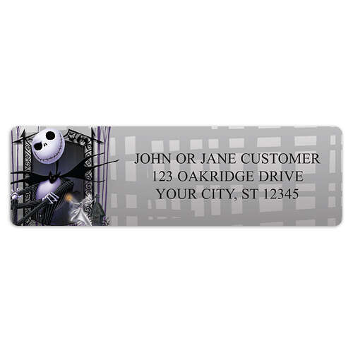 Nightmare Before Christmas Address Labels