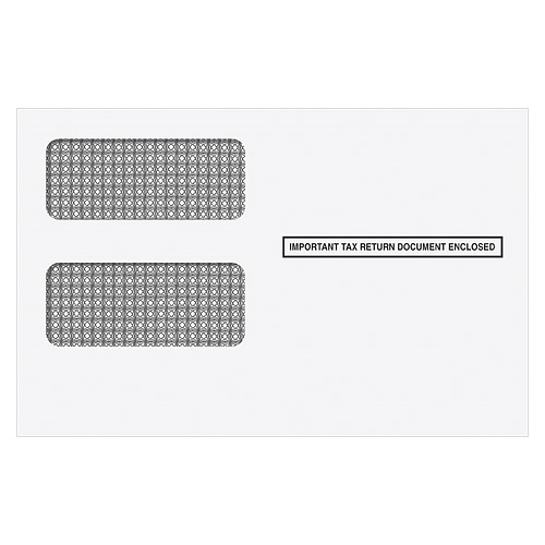 Double Window Envelope for 1099 2-up
